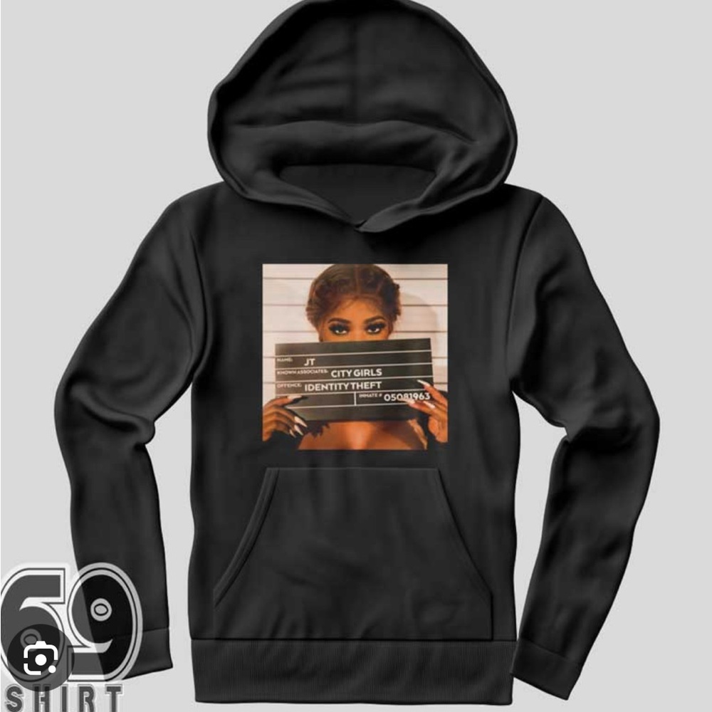 Black Graphic Hoodie